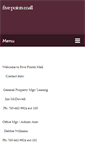 Mobile Screenshot of fivepointsmall.com